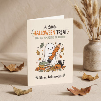 Een klein Halloween-cadeautje voor een geweldige l Kaart