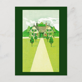 Een  klein huis briefkaart