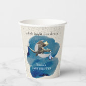 Een klein Knight Dragon Baby shower Papieren Bekers (Voorkant)