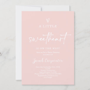 Een klein lief Baby shower meisje Kaart