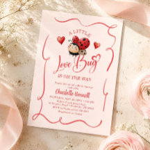 Een Klein Liefdesbeestje Is Op Weg Baby Shower