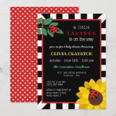 Een klein lieveheersbeestje Baby shower Kaart (Voorkant / Achterkant)