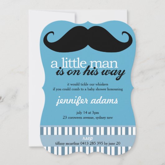 Een klein Man is onderweg Kaart (Voorkant)