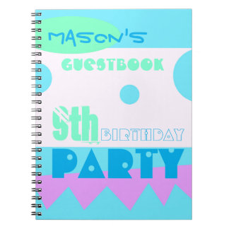 Een klein Monster 9e verjaardag van de Guestbook Notitieboek