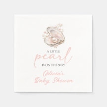 Een Klein Pareltje Is Op Weg Kust Baby Shower