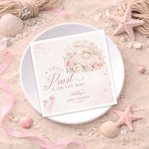 Een Klein Pareltje Onder De Zee Baby Shower Servet