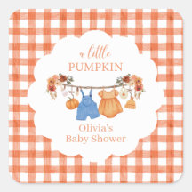 Een klein pompoen herfst Baby Shower