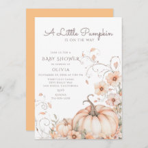 Een klein pompoenBaby shower