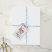 Een klein pompoenmeisje Baby shower Cadeaulabel (Met Touw)