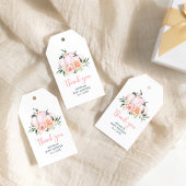 Een klein pompoenmeisje Baby shower Cadeaulabel