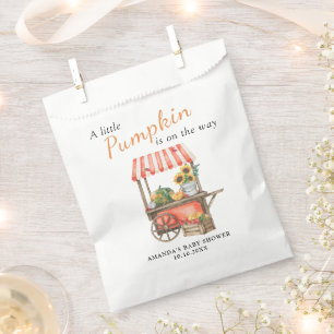 Een klein pompoentje is op komst Baby Shower Bedankzakje