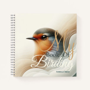 Een klein Robin boek van vogels gepersonaliseerd
