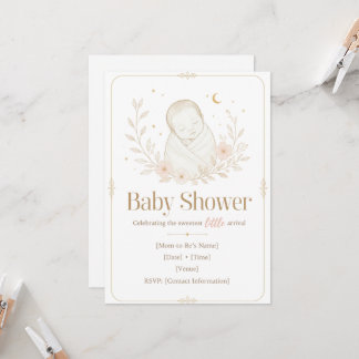 Een Klein Schatje is Op Komst Baby Borrel Kaart