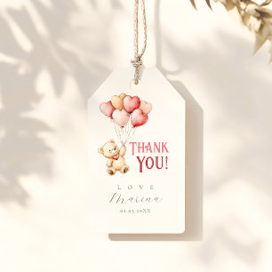 Een klein schatje is op komst baby shower cadeaulabel
