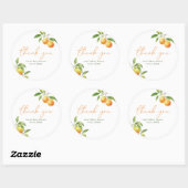 Een Klein Schatje Is Op Komst Shower Favor Sticker (Vel)