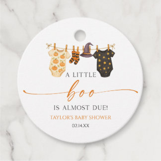 Een klein spookje is bijna geboren! Halloween baby Bedankjes Labels