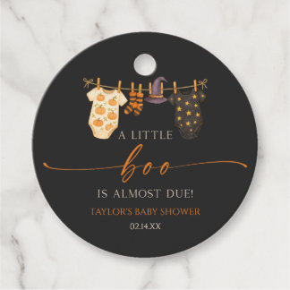 Een klein spookje is bijna op komst! Halloween bab Bedankjes Labels