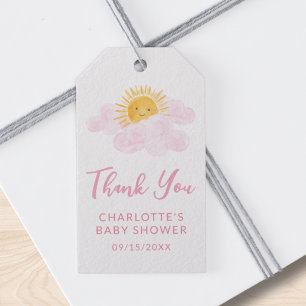 Een Klein Straaltje Zonneschijn Baby Shower Bedank Cadeaulabel