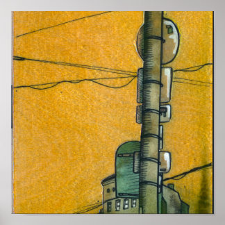 een klein stukje, een andere hoek. poster