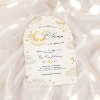 Een Klein stukje Hemel Dromerige Baby Shower Boog Kaart