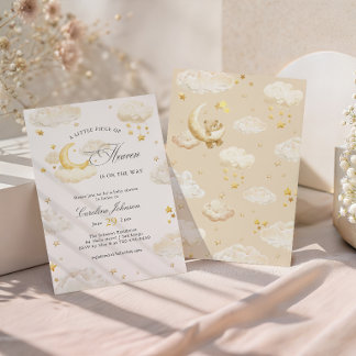 Een Klein stukje Hemel Dromerige Hemel Baby Shower Kaart
