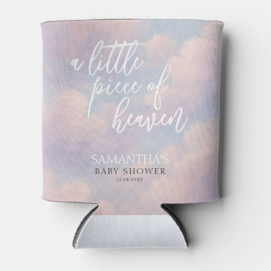 Een klein stukje van de hemel Baby shower minimali Blikjeskoeler (Voorkant)