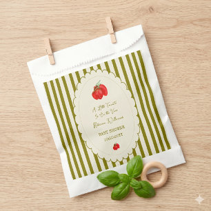 Een Klein Tomaatje Hangt Aan De Rank Baby Shower  Bedankzakje