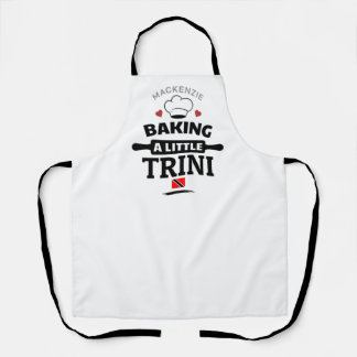 Een klein Trini-bakcadeau voor zwangerschap Schort