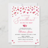 Een klein Valentijns Baby shower Kaart (Voorkant)