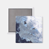 Een klein veld gletsjers omringt Baffin Bay Magneet (Voorkant / Achterkant)