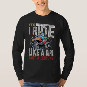 Een klein vuil nooit Hurt Atv 4 Wheeler Quad Mx T-shirt