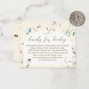 Een klein Wildflower Books voor Baby Notitiekaartje