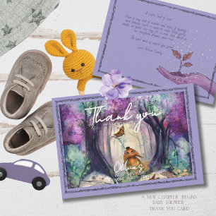Een klein zaadje van liefde verhalenboek baby show bedankkaart