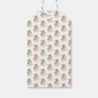 Een kleine baby meisje cadeaulabel