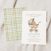 Een kleine Baby shower in de herfst Kaart