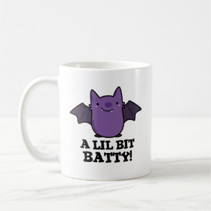 Een kleine Batty Funny Baby Bat Pun Koffiemok