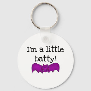 Een kleine Batty Halloween T-shirts en cadeautjes Sleutelhanger