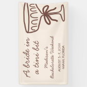 Een kleine beetje Coquette Espresso Martini Bachel Spandoek (Verticaal)