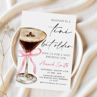 Een kleine beetje oudere Espresso Martini verjaard Kaart