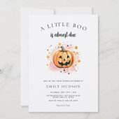 Een kleine boe is bijna verwant Baby shower Kaart (Voorkant)