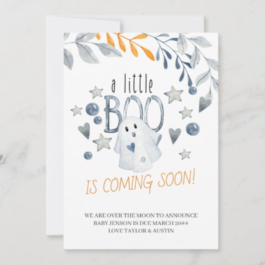 Een kleine boe komt snel een hete zwangerschap aankondiging (Voorkant)