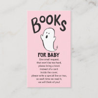 Een kleine Boo Baby shower Book Request