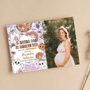 Een Kleine Boo Baby Shower Halloween Feestje Kaart