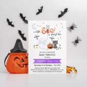 Een kleine Boo Halloween Baby shower uitnodiging