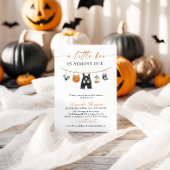 Een kleine Boo Halloween Baby shower uitnodiging