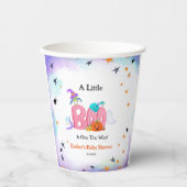Een kleine boo spook, uil Halloween Baby shower Papieren Bekers (Voorkant)