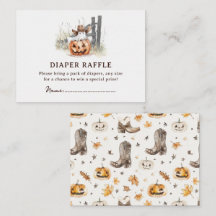 Een kleine Boo' Western Halloween Luier Raffle