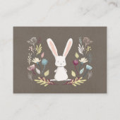 Een kleine 'Bunny Baby Diaper' Raffle Enclosure Ca Informatiekaartje (Achterkant)