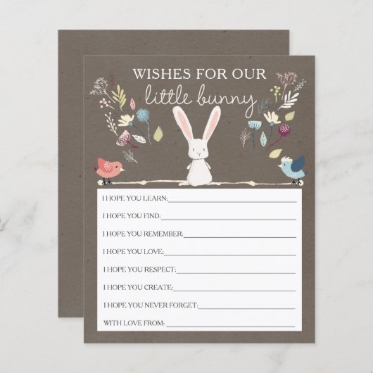 Een kleine bunny wil Baby (Voorkant / Achterkant)