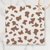 Een kleine Cowboy Baby shower Boy Bedankjes Labels (Achterkant)